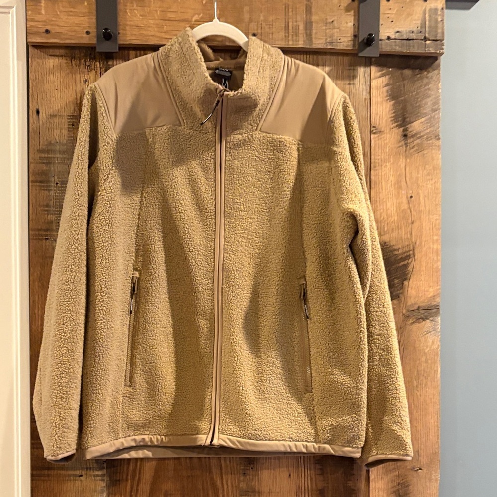 Under Armour Tan Fleece Jacket- NWOT